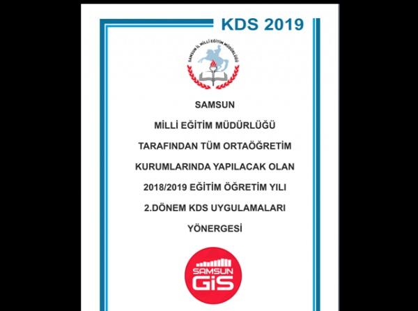 2018-2019 2.DÖNEM KDS UYGULAMA YÖNERGESİ